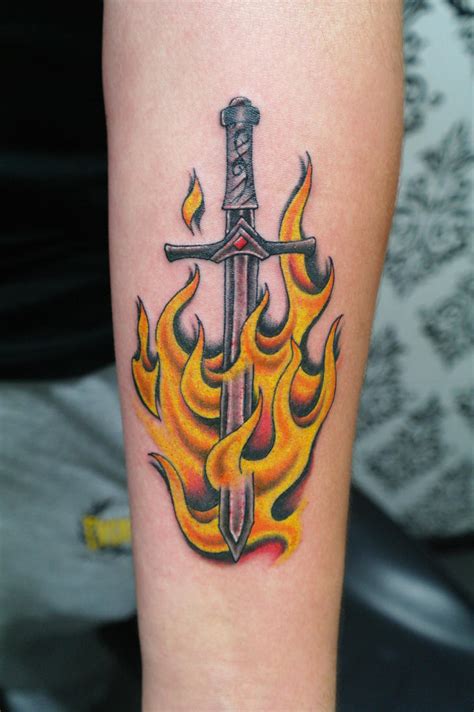 Sword and Flames (1) by Ashtonbkeje on DeviantArt