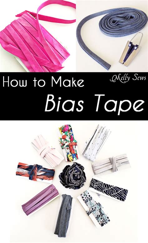 How to Make Bias Tape - Video and Tutorial to Sew Continuous Bias Tape - Melly Sews