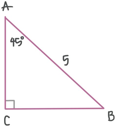 How to solve 45-45-90 triangles — Krista King Math | Online math help