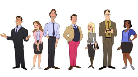 A brilliant artist reimagined characters from 'The Office' as cartoons ...