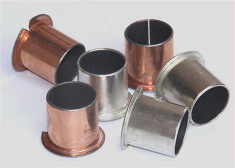 Flanged Sleeve Bushing , Oil Impregnated Bronze DU bushings