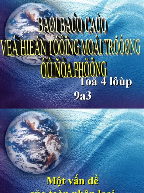 Bai Thuyet Trinh Ve Bao Ve Moi Truong | PDF