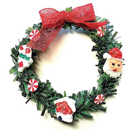 Dollhouse Miniature Christmas Wreath - What's New - Craft Supplies - Craft Supplies - Factory ...