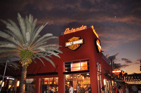 Harley Davidson Store Down Town Disney Orlando | Disneyland world, Vacation road trips, Vacation