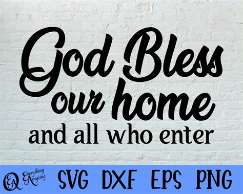 God Bless Our Home Svg Home Svg God Bless Svg Home Sign - Etsy