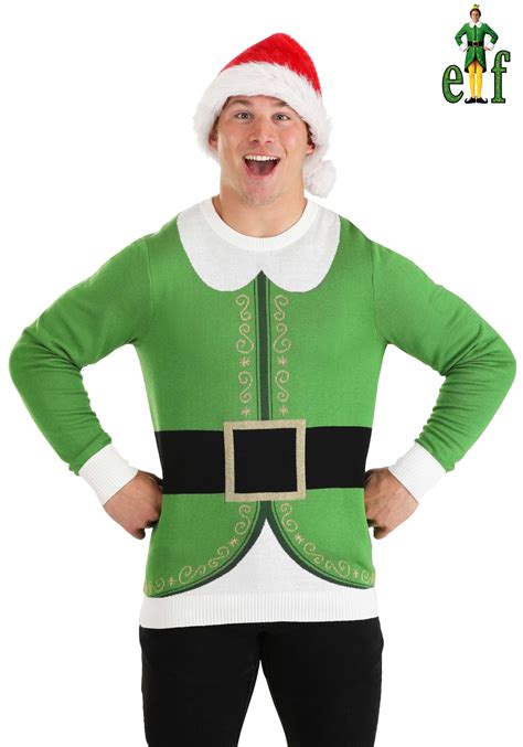 Buddy the Elf Adult Ugly Christmas Sweater