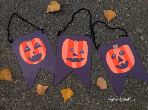 DIY: Halloween banner - My Family Stuff