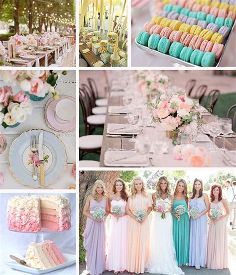 Pastel Color Wedding Inspiration by LinenTablecloth | Pastel wedding ...