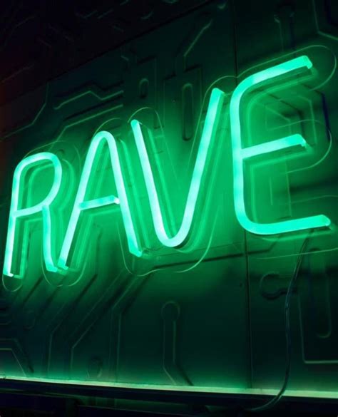 Rave neon sign Rave Neon light sign Party neon sign Neon | Etsy