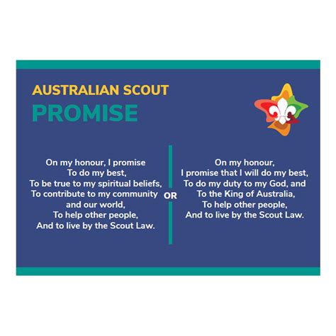 Scout Promise Poster - The Scout Shop