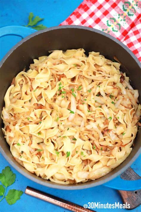 Fried Cabbage and Noodles