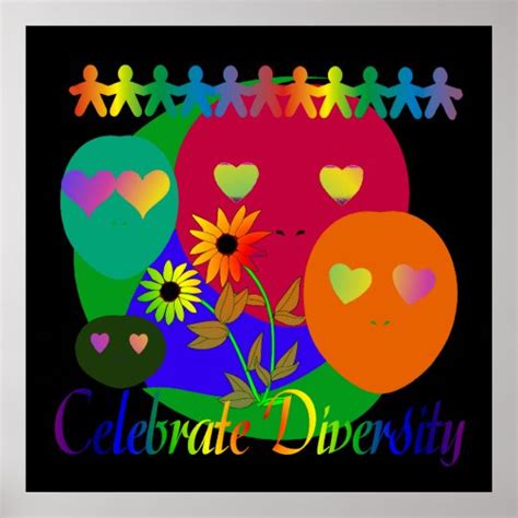 Celebrate Diversity Poster | Zazzle.com