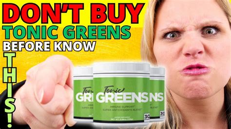 TONIC GREENS REVIEW (🔥 SIDE EFFECTS 🔥) TonicGreens Review - Tonic Greens Supplement - Tonic ...