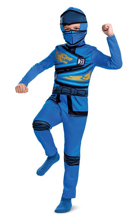 Buy DISGUISE Official LEGO Jay Ninjago Costume Kids, Blue Ninja Costume ...