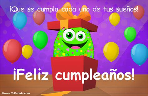 Tarjeta de cumpleaños, tarjetas de Todos Locos