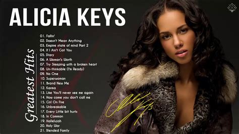 Alicia Keys Greatest Hits || Top 20 Alicia Keys Best Songs Playlist ...