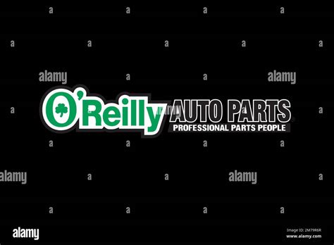 O'Reilly Auto Parts, Logo, Black Background Stock Photo - Alamy