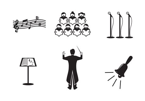 Choir Silhouette Vector Art, Icons, and Graphics for Free Download