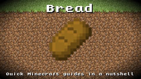 Minecraft - Bread! Recipe, Item ID, Information! *Up to date!* - YouTube