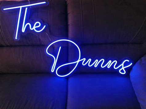 Custom Neon Sign Custom Name Neon Sign Neon Sign Wedding | Etsy