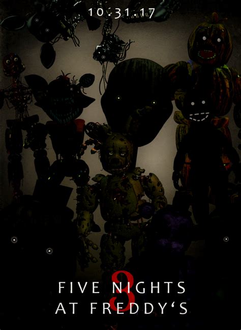 I made a FNaF 3 Movie / Book poster teaser thing. Whatever you wanna call it. : r ...