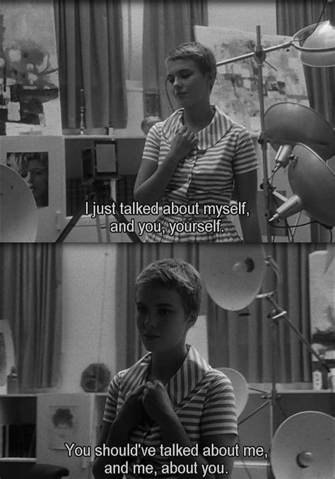 Jean Luc Godard, 1960's Breathless (À Bout De Souffle) French Film. Jean Luc Godard, Film Quotes ...