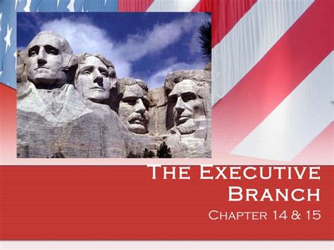 The Executive Branch | PPT