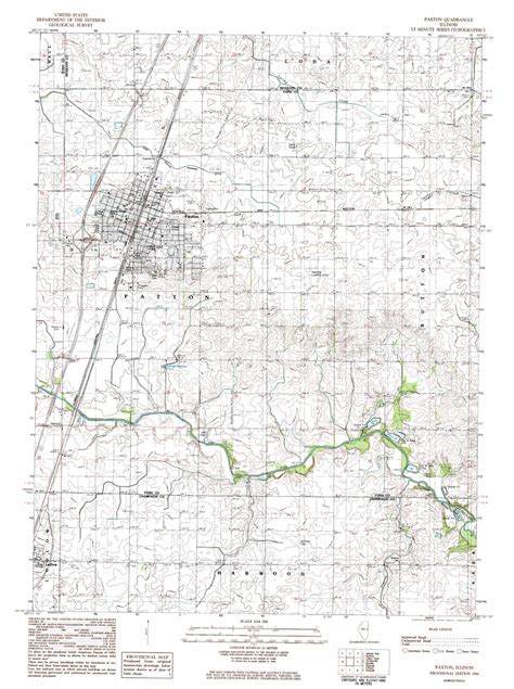 Paxton topographic map, IL - USGS Topo Quad 40088d1