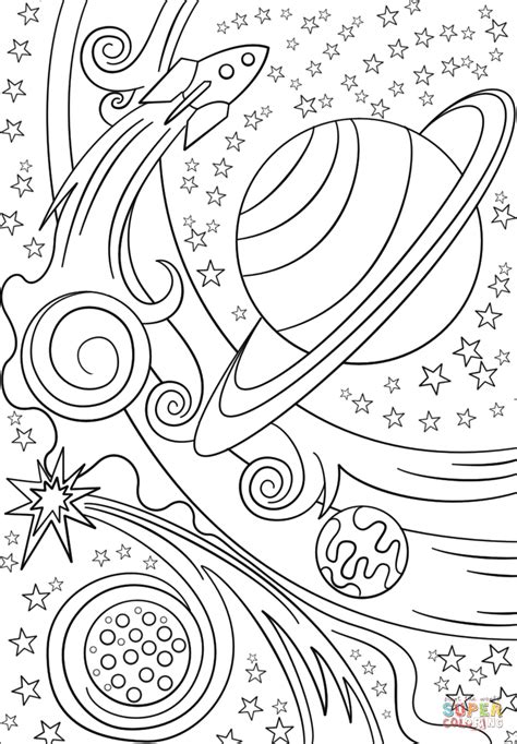 Space coloring pages, Star coloring pages, Planet coloring pages