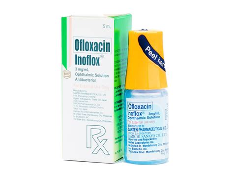 Inoflox Ophthalmic | Antibacterial Eye Drops - Unilab