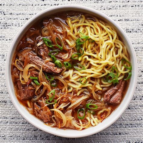 French Onion Beef Noodle Soup Recipe | Bon Appétit