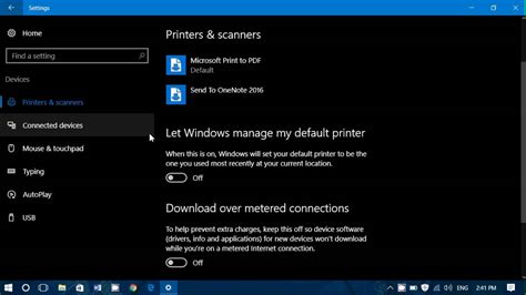 Windows 10 Settings Devices Printers and Scanners What it is and how it works - YouTube