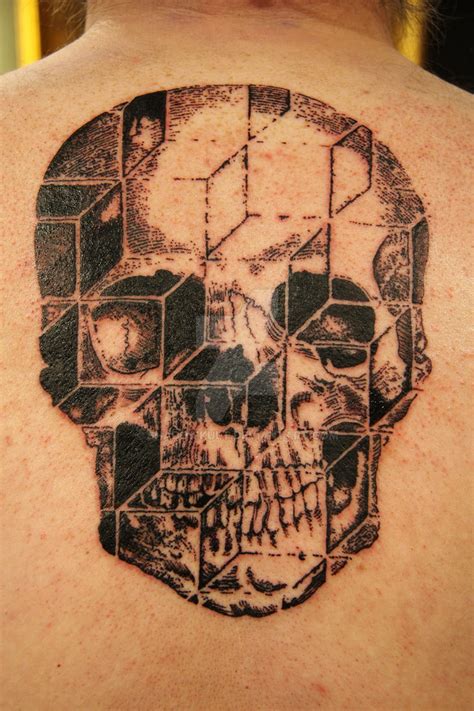 3D skull tattoo by shadowkult on DeviantArt