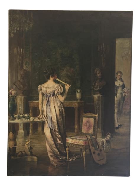 19th Century Original Oil Painting by John Ward Dunsmore on Chairish.com | Painting, Vintage ...