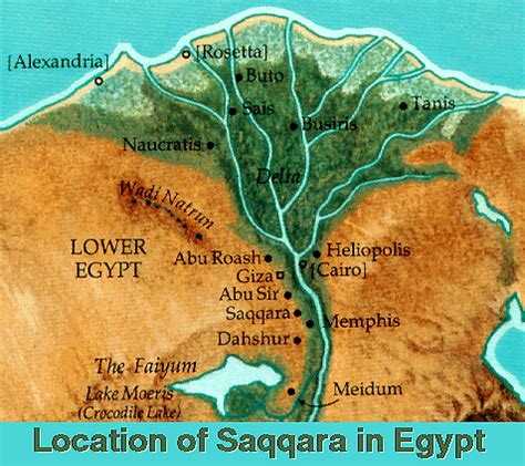 Drawing Ancient Egypt Nile River Map