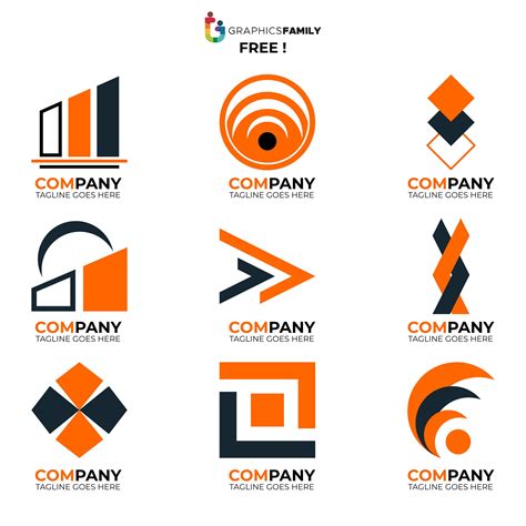 Free Set of Company Logo Design Ideas – GraphicsFamily