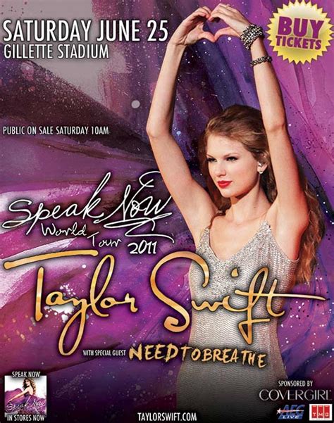 The Speak Now Tour – The Swift Agency