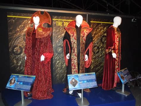 The Master and Time Lord costumes from Doctor Who on display ...