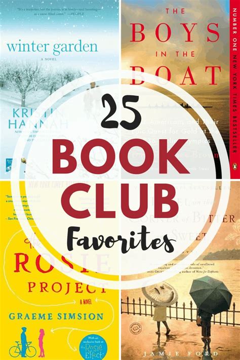 25 Favorite Book Club Picks | Best book club books, Book club reads, Book club recommendations