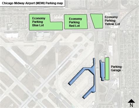 Chicago Midway Airport Parking | MDW Airport Long Term Parking Rates & Map