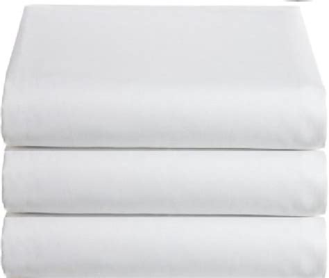 Amazon.com: White Classic Flat Hospital Bed Sheets, Twin Size Flat ...