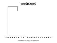 These printable hangman templates are a great way to keep your kids entertained anywhere you go ...