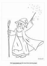 Free Wizard Coloring Page  Printables Kidadl sketch template