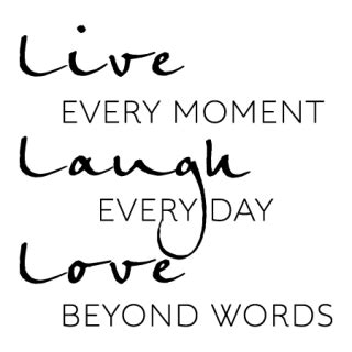 Live Every Moment Wall Quotes™ Decal | WallQuotes.com