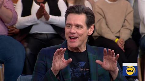 My interview with the one and only, Jim Carrey, on Good Morning America ...