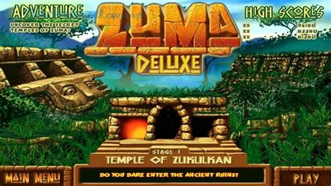 How to play the classic game Zuma Deluxe Ball shoots