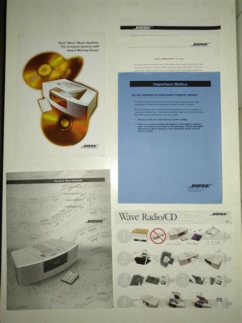 Bose Wave Cd Radio player user manual guide, Audio, Portable Music Players on Carousell