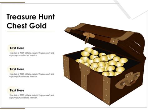 Treasure Hunt Chest Gold | PowerPoint Slides Diagrams | Themes for PPT | Presentations Graphic Ideas