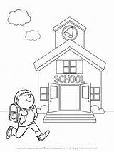 Kids Going To School Clipart Black And White sketch template