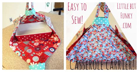 This is super easy pattern to DIY a Casserole Carrier. These adorable carriers are great for ...